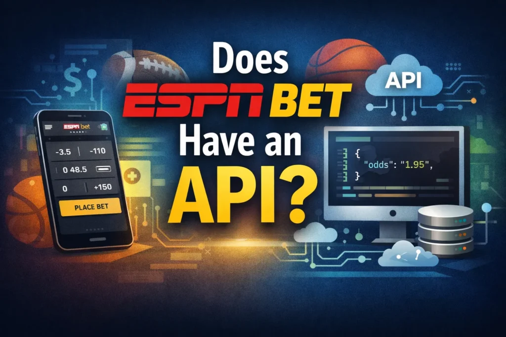 Does ESPN Bet have an API?