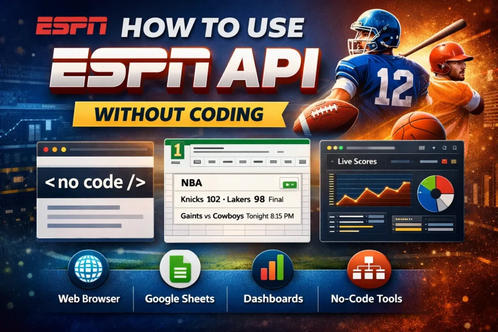 How to Use ESPN API Without Coding
