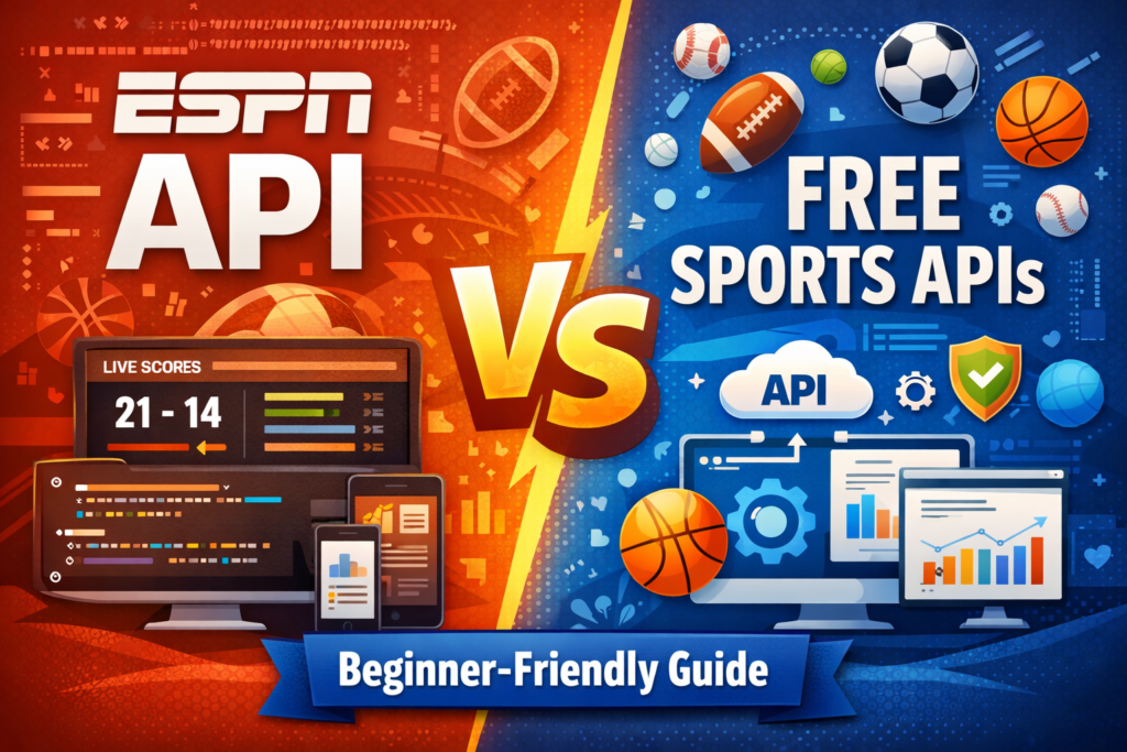 ESPN API vs Other Free Sports APIs – Beginner-Friendly Guide