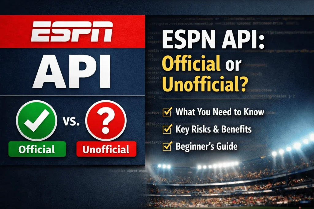 ESPN API: Official or Unofficial? Easy Beginner Guide